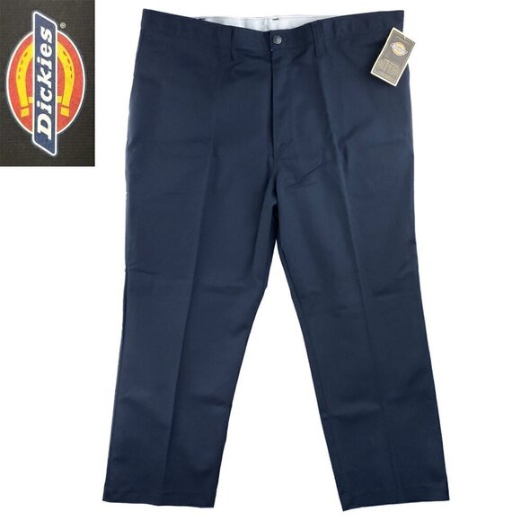 Dickies Premium Industrial Work Pants Multi-Use Navy Blue "42x30" Real 42x29 NWT - Picture 1 of 13